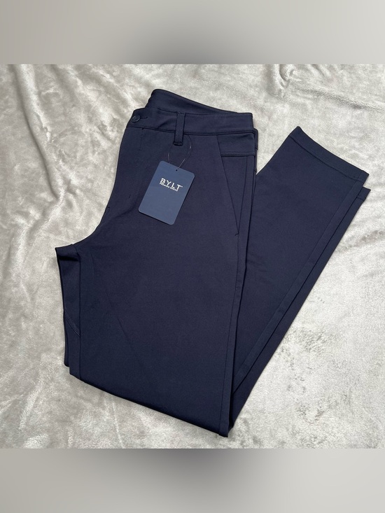 BYLT Basics Other - NWT BYLT Everyday Pant 2.0 Mens L (34x30) Navy Blue Stretch Performance Trousers